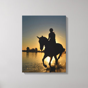 Horsing Around Canvas Print