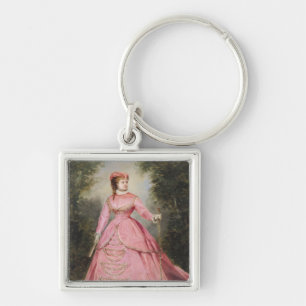 Hortense Schneider  1868 Keychain