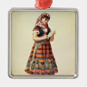 Hortense Schneider Metal Ornament