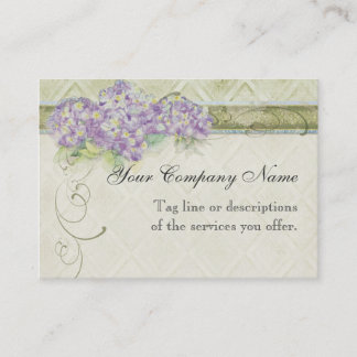 Hortensia lilas de sembler vintage - cartes de