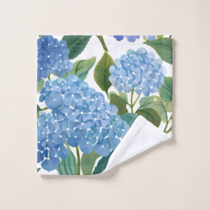 Hortensias bleus Aquarelle florale
