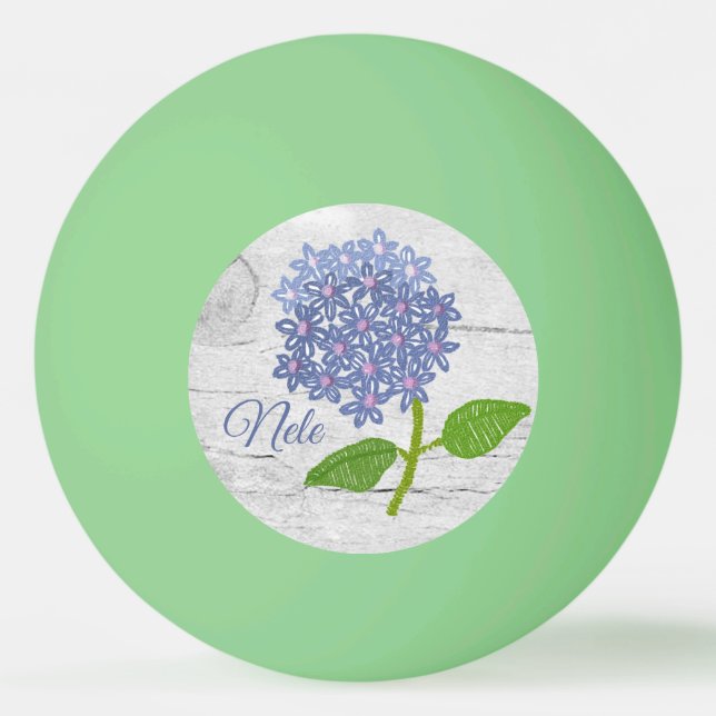  Hortensie, personalized   table Ping Pong Ball (Front)