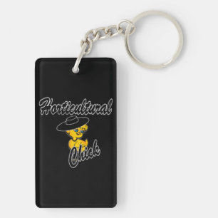 Horticultural Chick #4 Keychain