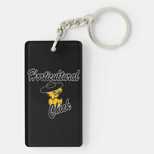 Horticultural Chick #4 Keychain (Back)