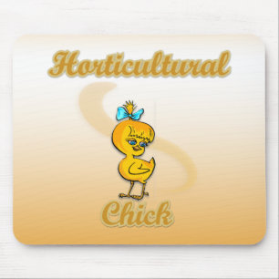 Horticultural Chick Mouse Pad