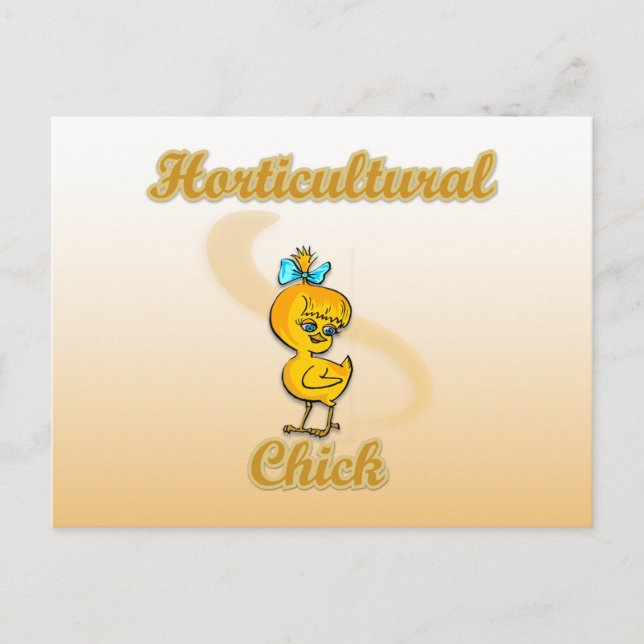 Horticultural Chick Postcard (Front)