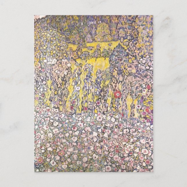 Horticultural landscape ,hilltop by Gustav Klimt Postcard (Front)