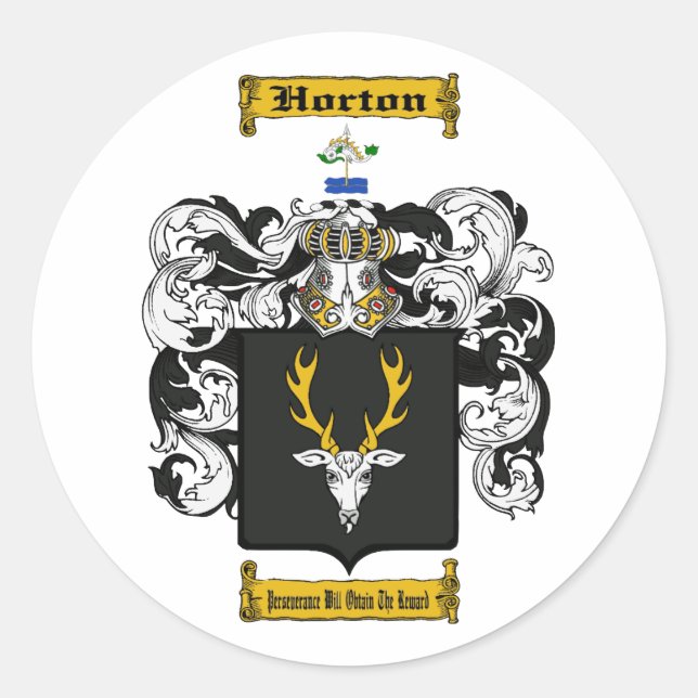 Horton Classic Round Sticker (Front)