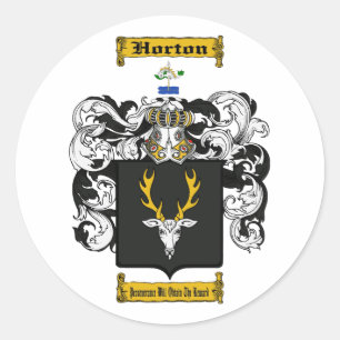 Horton Classic Round Sticker