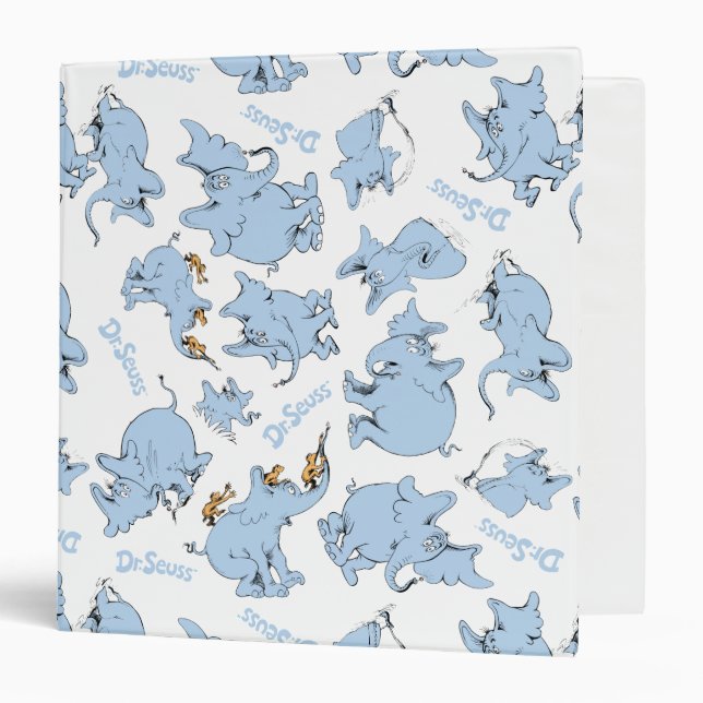 Horton Hears A Who Monkey Pattern Binder (Front/Inside)