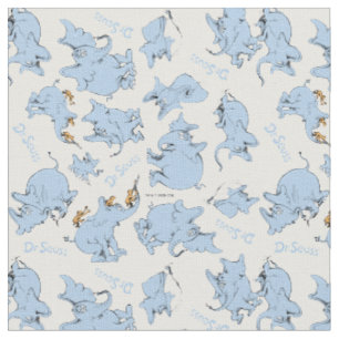Horton Hears A Who Monkey Pattern Fabric