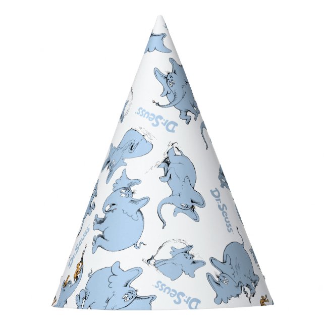 Horton Hears A Who Monkey Pattern Party Hat (Front)
