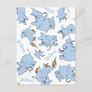 Horton Hears A Who Monkey Pattern Postcard