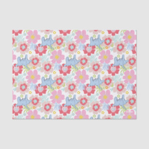 Horton Hears A Who   Pastel Flower Pattern Tissue Paper