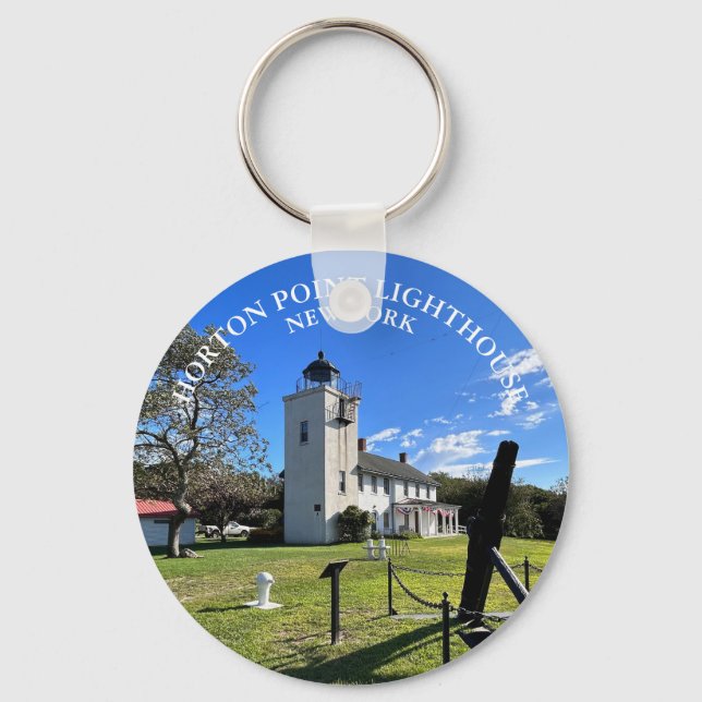 Horton Point Lighthouse, New York Keyring (Front)