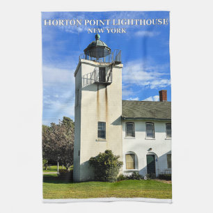 Horton Point Lighthouse, New York Tea Towel