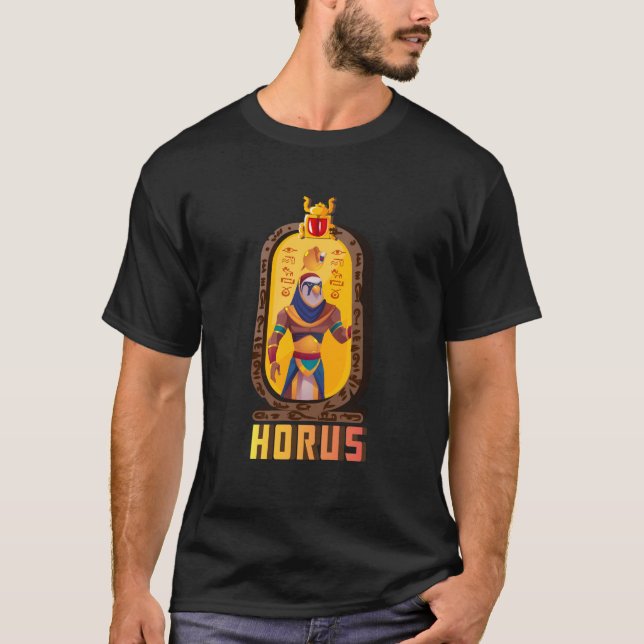 horus, ancient egypt, sky god in ancient Egyptian  T-Shirt (Front)