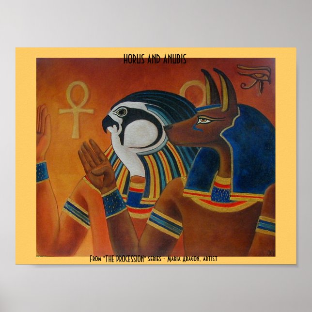 Horus and Anubis Poster (Front)