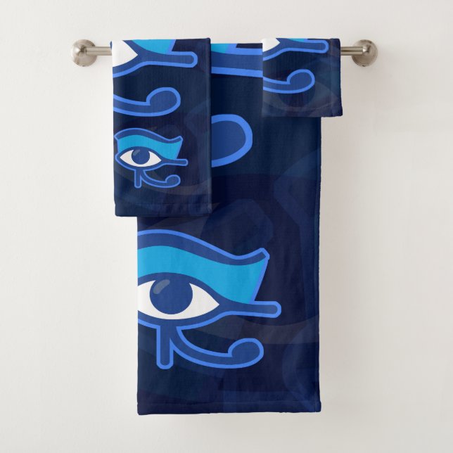 Horus Eye Bath Towel Set (Insitu)