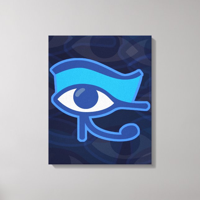 Horus Eye Canvas Print (Front)