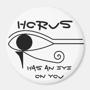 Horus has an eye on you magnet