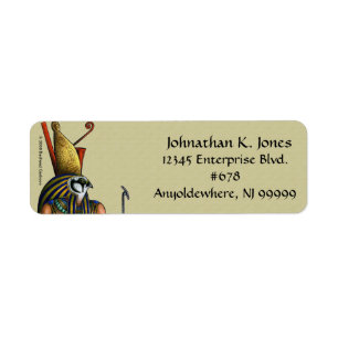 Horus Return Address Label
