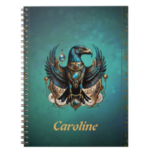 Horus the falcon god. notebook