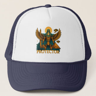 Horus the Protector – Bold Ancient Egyptian Falcon Trucker Hat