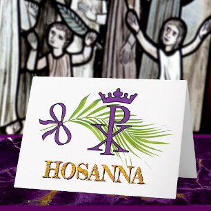 HOSANNA Palm Sunday Card