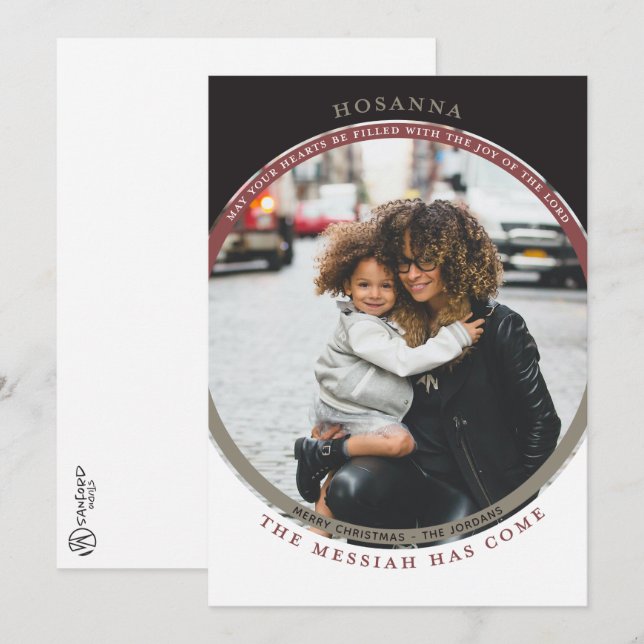 Hosanna Photo Card (Front/Back)