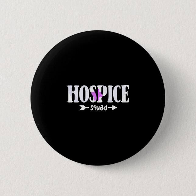 Hosce Nurse Hosce Squad  2 Inch Round Button (Front)