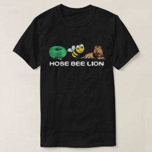 Hose Bee Lion Black T Shirt