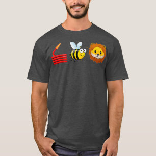 Hose Bee Lion I am a FireFighter (2) T-Shirt