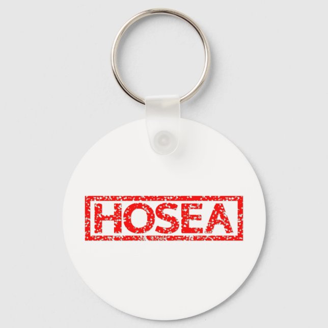 Hosea Stamp Keychain (Front)