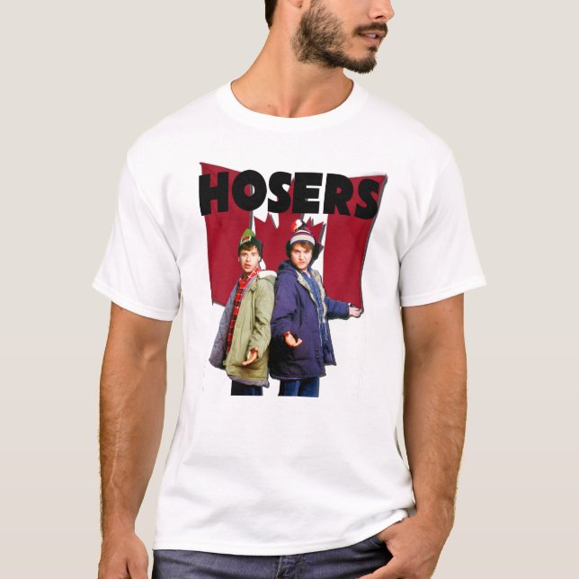 Hosers - Bob and Doug McKenzie Vintage T-Shirt (Front)