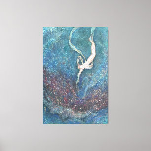 Hoshizora-Hiten: Celestial Flight through the Star Canvas Print