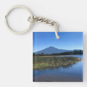 Hosmer Lake in Summer, Oregon Keychain