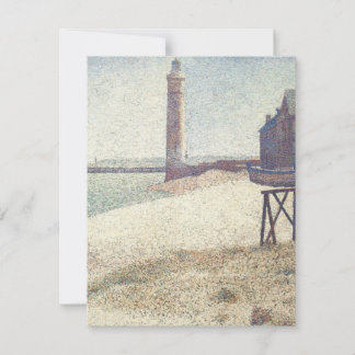 Hospice and Lighthouse, Honfleur by Georges Seurat