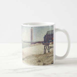 Hospice and Lighthouse, Honfleur by Georges Seurat Coffee Mug