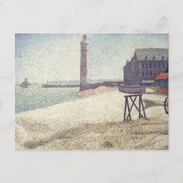 Hospice and Lighthouse, Honfleur by Georges Seurat Postcard (Front)