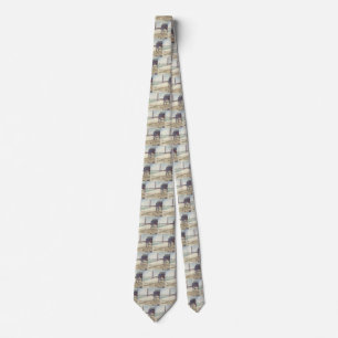 Hospice and Lighthouse, Honfleur by Georges Seurat Tie