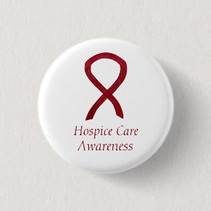 Hospice Care Awareness Ribbon Custom Pins