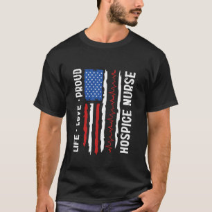Hospice CNA Women Veterans Day Hospice Nurse T-Shirt