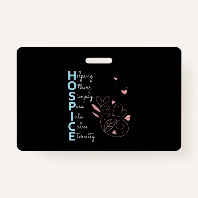 Hospice Nurse Badge (Front)