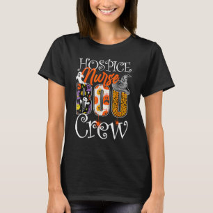Hospice Nurse Boo Crew Halloween Hospice Nurse Par T-Shirt
