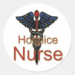Hospice Nurse Classic Round Sticker