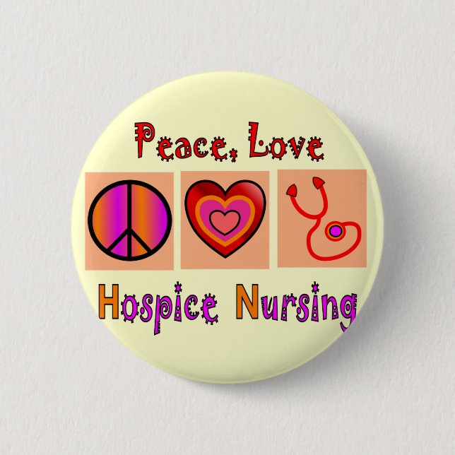 Hospice Nurse Gifts 2 Inch Round Button (Front)