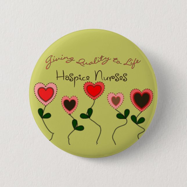 Hospice Nurse Gifts 2 Inch Round Button (Front)