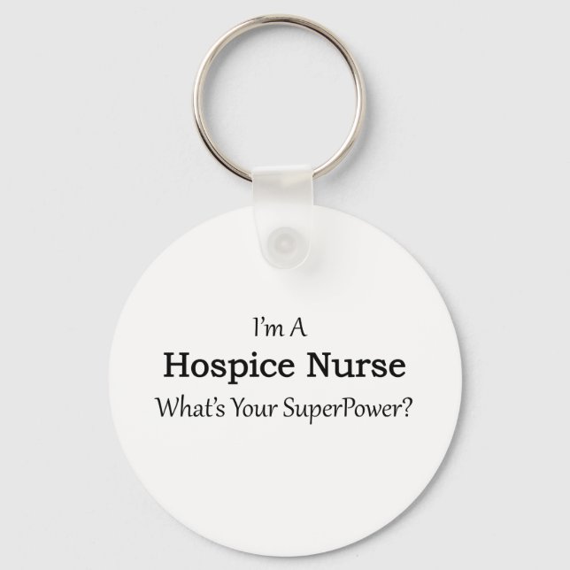Hospice Nurse Keychain (Front)