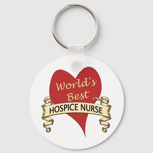 Hospice Nurse Keychain (Front)